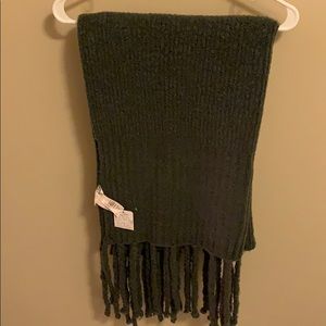 COPY - Free people green ribbed fringe blanket sc…